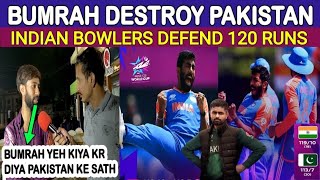 India Bowling Exposed Pakistan Batting  T20 World Cup 2024  Pakistani Public Crying Reaction [upl. by Rus527]