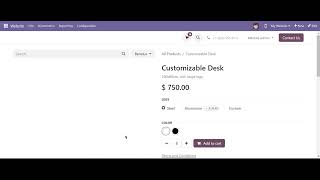 Add To Cart Ajax amp Multiples Quantity Option At Shop Product List Odoo v17 [upl. by Dnomso]