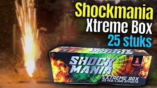 Shockmania Xtreme Box  25 stuks  Vuurwerkmania [upl. by Ettennat]