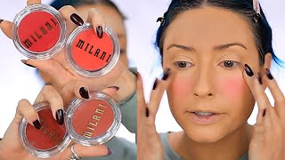 NEW MILANI CREAM BLUSH  CHEEK KISS CREAM BLUSH [upl. by Halvaard]