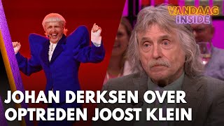 Johan Derksen reageert op Songfestivaloptreden Joost Klein Weerzinwekkend  VANDAAG INSIDE [upl. by Adlai]