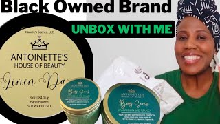 Antoinettes House Of Beauty Products Unboxing Your Natural Ingredients Black Owned Skincare Brand [upl. by Losse]