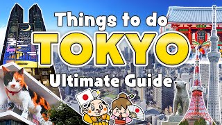 Things to do in Tokyo Japan  Ultimate Travel Guide  Shibuya Shinjuku Tsukiji Ginza Asakusa [upl. by Ihp]