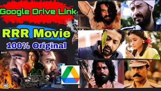 RRR Movie  Download Link  Google Drive Link [upl. by Lesiram]