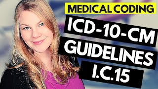 ICD10CM MEDICAL CODING GUIDELINES EXPLAINED  CHAPTER 15  PREGNANCY CHILDBIRTH amp PUERPERIUM [upl. by Ainafetse]