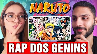 PROFª DE GEOGRAFIA REAGE 😃  Rap dos Gennins de Konoha Naruto ESPECIAL 200K  Flash Beats  REACT [upl. by Engapmahc]