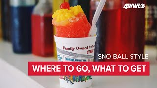 New Orleans SnoBalls Where to go what to get [upl. by Riha]