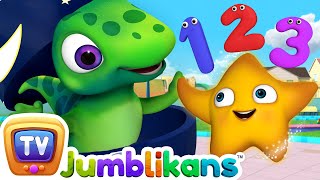 Counting 1 To 5 Numbers Song with Jumblikans Dinosaurs  ChuChuTV Toddler Learning Videos [upl. by Wittenburg]