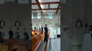 The Seminarians Sing to Our Lord A New Song [upl. by Odla]