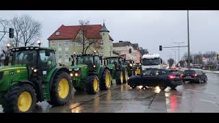 Bauerndemo Sternfahrt Berlin [upl. by Jackelyn905]