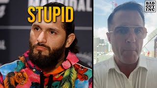 I Didnt Know Jorge Masvidal was this Stupid [upl. by Anerres321]