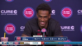 Pistons LIVE 12824 Jalen Duren [upl. by Somisareg948]