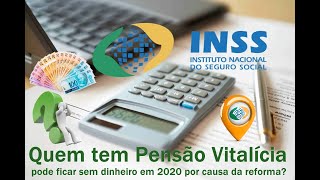 INSS SAIBA SE Quem tem renda vitalícia de previdência privada pode ficar sem dinheiro Com a Reforma [upl. by Drolet]