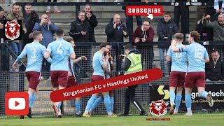 Kingstonian FC v Hastings United [upl. by Ribak]