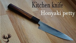 Making a Honyaki Petty  Kitchen knife [upl. by Noevart]