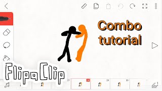 How to animate a Stick fight combo on FlipaClip [upl. by Nulubez526]