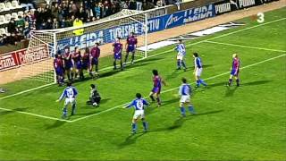 Gol de Tito Vilanova UELleida al Barça [upl. by Anrat263]