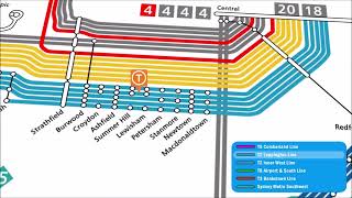 T2 Leppington Line A amp B 2024 Timetable AM Peak MTMS 3a Extract [upl. by Meuser]