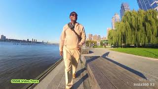 TOURING HUDSON RIVER PARK UPPER WEST SIDE NYC 4K 2024 [upl. by Irmina660]