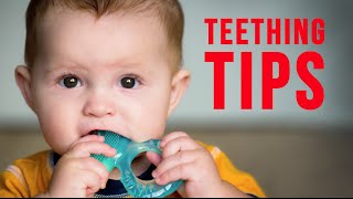 Tips for Teething  What can you do to ease your Babies Pain [upl. by Fugazy]