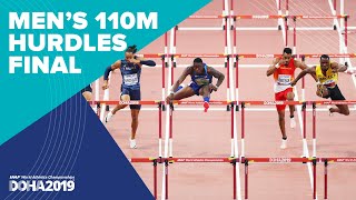 Mens 110m Hurdles Final  World Athletics Championships Doha 2019 [upl. by Aihsyak]