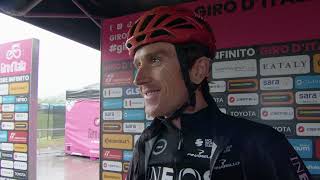 Geraint Thomas  Interview at the start  Stage 20  Giro dItalia 2024 [upl. by Ilime106]