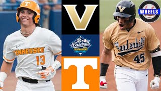 8 Vanderbilt vs 1 Tennessee  SEC Tourney Round 2  2024 College Baseball Highlights [upl. by Ayanet]