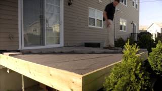 Patio Overlay Installation  Time Lapse [upl. by Torbert]