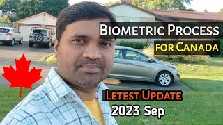 Biometric Process for Canada Visa l Canada Visa 2023 Update canada biometric vfsindia [upl. by Kataway]