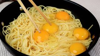 Pour 5 eggs to the pasta and youll be amazed at the results Simple and delicious [upl. by Sinnelg]