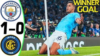 Manchester City vs Inter 10  Goal and Highlights  2023 🔥 RODRI [upl. by Elumas]