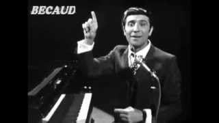 Gilbert Bécaud Le pianiste de Varsovie LIVE 66 [upl. by Neale974]