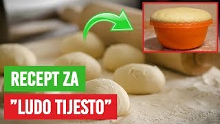 RECEPT ZA ”LUDO TIJESTO” Tijesto koje možete koristiti nekoliko dana [upl. by Oigaib964]