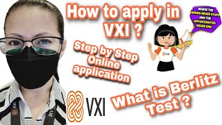 Paano mag apply sa VXI  VXI online application process [upl. by Niroc262]