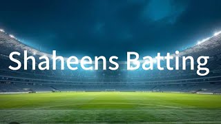 FALCONS VS SHAHEENS  MATCH 6  JEEWAN CITY CRICKET LEAGUE JCCL  SHAHEENS BATTING INNING [upl. by Elorac]