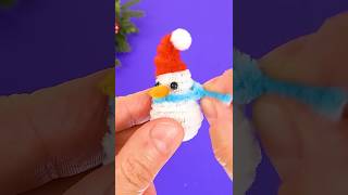 DIY Mini Snowman beads and pipe cleaners [upl. by Eoj767]