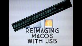 Reimage MacOS with USB [upl. by Oirram]