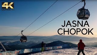 Jasna Chopok Nízke Tatry 2017 I 4K skiing Slovensko Słowacja Slovakia trip [upl. by Joanie]