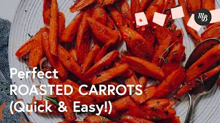 Perfect Roasted Carrots Quick amp Easy  Minimalist Baker Recipes [upl. by Werd]