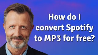 How do I convert Spotify to MP3 for free [upl. by Eanwahs889]