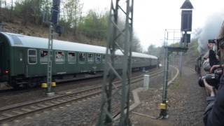 Paralleleinfahrt in den Bahnhof Klingenberg Colmnitz [upl. by Carlson]