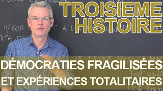 Démocraties fragilisées et expériences totalitaires  HistoireGéo  3e  Les Bons Profs [upl. by Ecyor]