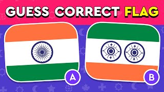 Guess the Correct Flag ✅  50 Country Flags Quiz  Easy Medium Hard Levels [upl. by Heinrike]