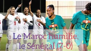 Match amical  Le Maroc humilie le Sénégal 70 [upl. by Odlopoel]