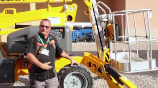 Product Review Haulotte 55XA Articulating Boom Lift [upl. by Savadove57]