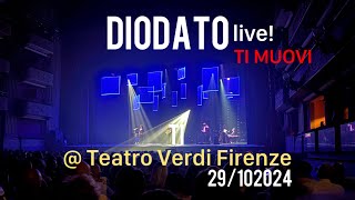 diodato timuovi italy DIODATO Live  Teatro Verdi Firenze Italy OCTOBER 292024 [upl. by Nylevol804]