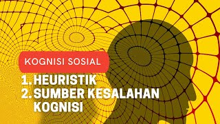 Kognisi sosial  HEURISTIK amp Sumber kesalahan dalam kognisi [upl. by Arracat]