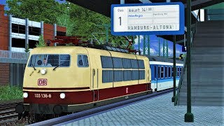 Lets Play Train Simulator 2018  Überhitzung der Lok  BR 103 Interregio  Hamburg Hannover Deluxe [upl. by Aicilas873]