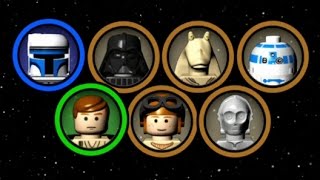 LEGO Star Wars The Complete Saga  Character and Minikit Bonus Levels 46 Episode IV V VI [upl. by Hillard908]