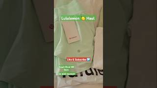 Lululemon 🍋 Haul lululemon lululemonhaul shorts [upl. by Arrehs]